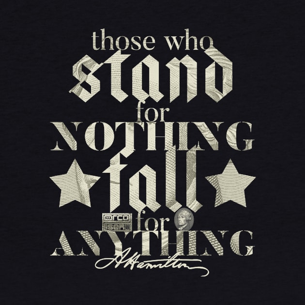 Alexander Hamilton Patriotic United States USA Quote by porcodiseno